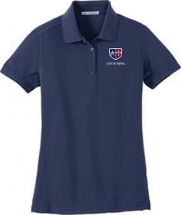Ladies Performance Pique Polo, Navy